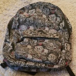 Hot topic Glow in the Dark Zombie Backpack